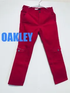 OAKLEY メンズゴルフコーデュロイパンツ　ピンク　Mサイズ相当