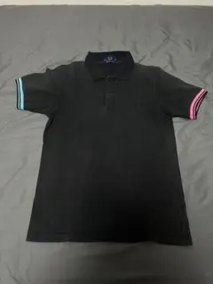 FRED PERRY ポロシャツ ブラック 英国製 38 M フレッド ペリー