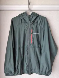 モンベル ウインドブラストパーカ Men's ダークグリーン Mサイズ