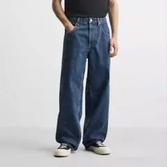 ZARA ザラ ドローストリング BAGGY デニムパンツ JP 28