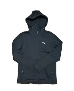 【新品】Puma テックフリース ブラック s フード付き