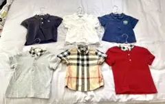 Burberry 子供用ポロシャツ 6点セット - メルカリ