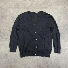 ドレステリア DRESSTERIOR クルーネックカーディガン ブラック 長袖Mのサムネイル
