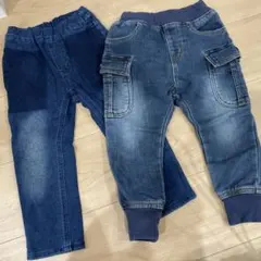 ジャンクストアー　ムージョンジョン　 デニムパンツ２点　95サイズ