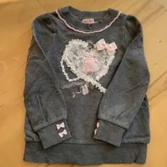 Mezzo Piano グレー トレーナー 130