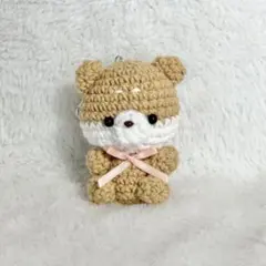 あみぐるみ キーホルダー 柴犬 1