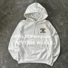 00s Champion リバースウィーブ パーカー NEEDHAM刺繍 M古着