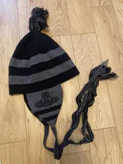 激レア初期VivienneWestwood 耳当て付ニット帽 Vivienne Westwood 良品 vivienne westwood ヴィヴィアン