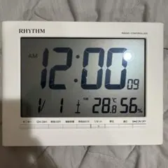 RHYTHM 電波時計 8RZ203 置掛兼用 デジタル