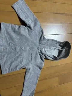 グレー フード付きパーカー サイズ80