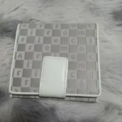 【美品】Marie Claire マリクレール財布二つ折りグレー