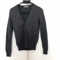 ユニクロ　レディース　カーディガン S ダークグレー
