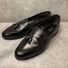 【未使用級】demon タッセルローファー レディース ブラック 24.0cm