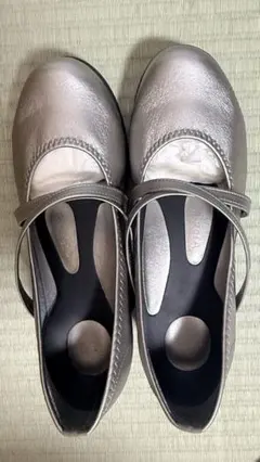 【美品】Re:getA リゲッタ クロスベルト ウェッジパンプス 茶色Mサイズ