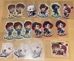 CR Crazy Raccoon グミ　ステッカー　16枚