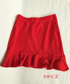 SHEIN ミニスカート レッド Sサイズのサムネイル
