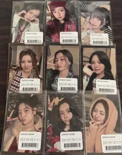 【TWICE】POPUP STORE オンラインくじ　ステッカー　9枚セット