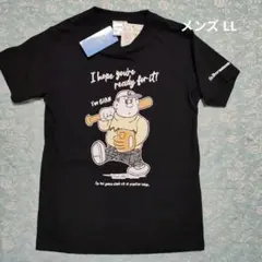 新品 I'm Doraemon ジャイアン バットグローブ Tシャツ黒メンズLLのサムネイル