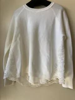 global work レースサマーニット