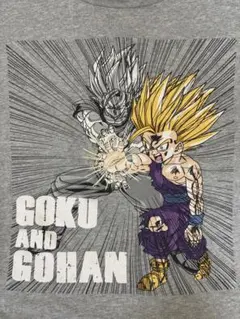 ドラゴンボールZ 親子かめはめ波 悟空 悟飯 Tシャツ 短丈 XL