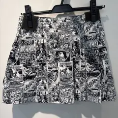 マーベルコミックス プリーツスカート