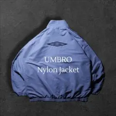 UMBRO アンブロ ナイロンジャケット トラックジャケット ビッグ刺繍ロゴ