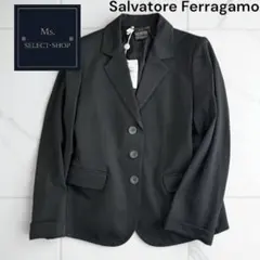 【極美品】フェラガモ　 Ferragamo テーラードジャケット　ダブル　ロゴ 2025年最新】Salvatore Ferragamo テーラードジャケットの人気
