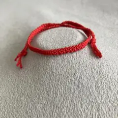 ミサンガ※アンクレット　赤