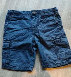 TOMMY HILFIGER キッズ カーゴハーフパンツ ネイビー