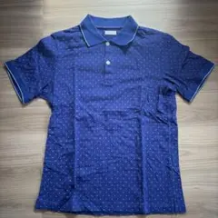 MACKINTOSH PHILOSOPHY ネイビー ドット柄 ポロシャツ M