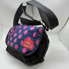美品　Manhattan Portage メッセンジャーバッグ ドット柄のサムネイル