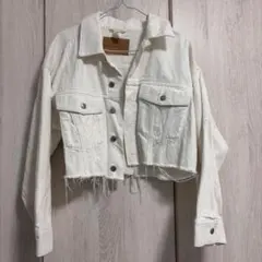 &denim デニムジャケット　ホワイト