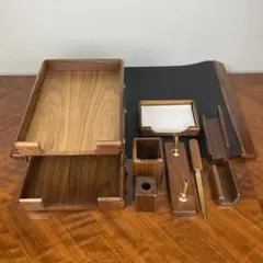 中国 書道具 端渓硯 古墨 水孟 筆架など 一式 唐木箱 M R6256 - メルカリ