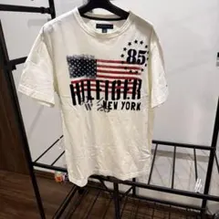 TOMMY HILFIGER アメリカ国旗 Tシャツ Mサイズ