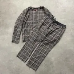 NO ID. セットアップ 上下セット チェック柄 サイズ3 ED11