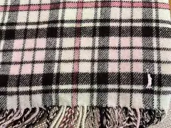 EAST BOY チェック柄マフラー ラインストーン付