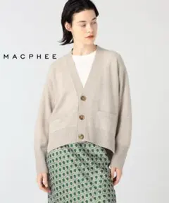 【美品】マカフィー ラムカシミヤ Vネックカーディガン 近年モデル 2025年最新】macphee ラムカシミヤ vネックカーディガンの人気