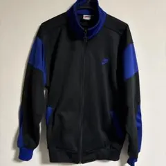 NIKE ジップアップジャケット ジャージ ブラック/ブルー