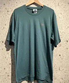 00s adidas プリントTシャツ アディダス　グリーン