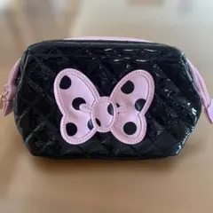 ミニーマウス 蝶々デザインポーチ
