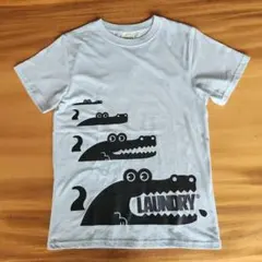 Laundry ランドリー☆Tシャツ ライトブルー ワニワニワニ　サイズSSのサムネイル