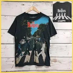 The Beatles 両面プリント Abbey Road 刺繍ロゴ Tシャツのサムネイル