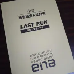 【美品】ena 適性検査入試対策 LAST RUN 理系・文系・作文