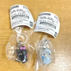 ハローキティ めじるしアクセサリー　天使　小悪魔　カプセル　ガチャ