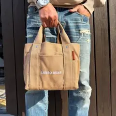 正規品　LUSSO SURF マルチポケットトートバッグ　ベージュ　送料込み