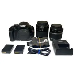 大人気⭐Canon Kiss x50 望遠レンズセット 一眼レフ ⭐初心者 EOS キヤノン デジタル一眼 Canon Kiss X50 レンズキット レッド