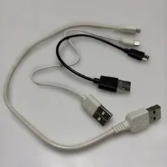 USBケーブル 充電・データ転送用 3本セット cタイプ