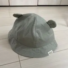 petit main 耳付きバケットハット グレー