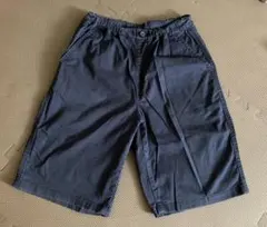 ストレッチイージーショートパンツ　ユニクロ　　ネイビー　160 ハーフパンツ