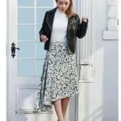 未使用 エイミーイストワール アシンメトリースカート ブラック M